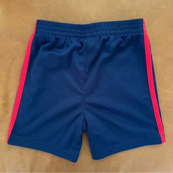 ADIDAS Kids White Sports Eagle Tee and Navy Shorts Set, 3T - Picture 9 of 10